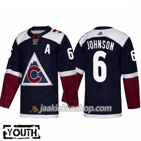Lapsille NHL Colorado Avalanche Pelipaita Erik Johnson 6 Adidas Alternate 2018-19 Authentic